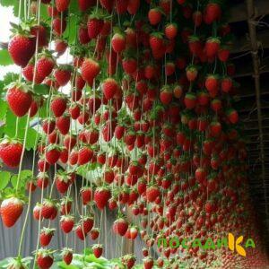 Клубника ампельная Анастасия купить по цене от 370р. в интернет-магазине «Посадика» с доставкой почтой в в Красный Куте и по всей России – [изображение №1].