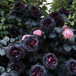 Роза Черная купить по цене от 450р. в интернет-магазине «Посадика» с доставкой почтой в в Красный Куте и по всей России – [изображение №1].