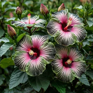 Гибискус Амбер Лайт купить по цене от 490р. в интернет-магазине «Посадика» с доставкой почтой в в Красный Куте и по всей России – [изображение №1].