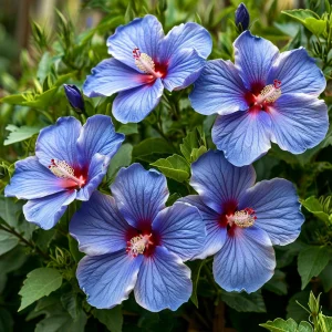 Гибискус садовый Блуминг Квин купить по цене от 259р. в интернет-магазине «Посадика» с доставкой почтой в в Красный Куте и по всей России – [изображение №1].