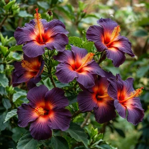 Гибискус Вивида Флэр купить по цене от 279р. в интернет-магазине «Посадика» с доставкой почтой в в Красный Куте и по всей России – [изображение №1].