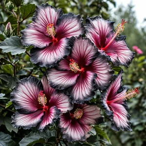 Гибискус садовый Самер Бридж купить по цене от 306р. в интернет-магазине «Посадика» с доставкой почтой в в Красный Куте и по всей России – [изображение №1].