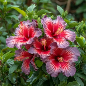 Гибискус Кримсон Флейм купить по цене от 479р. в интернет-магазине «Посадика» с доставкой почтой в в Красный Куте и по всей России – [изображение №1].