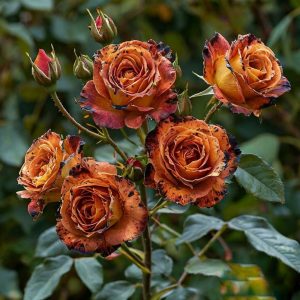 Роза плетистая Оранжевый Бриллиант купить по цене от 450р. в интернет-магазине «Посадика» с доставкой почтой в в Красный Куте и по всей России – [изображение №1].